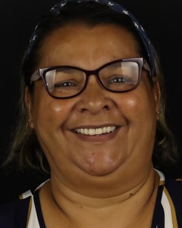 Paciente sorrindo depois do protocolo